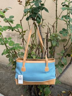 MX Turquoise Canvas Handbags