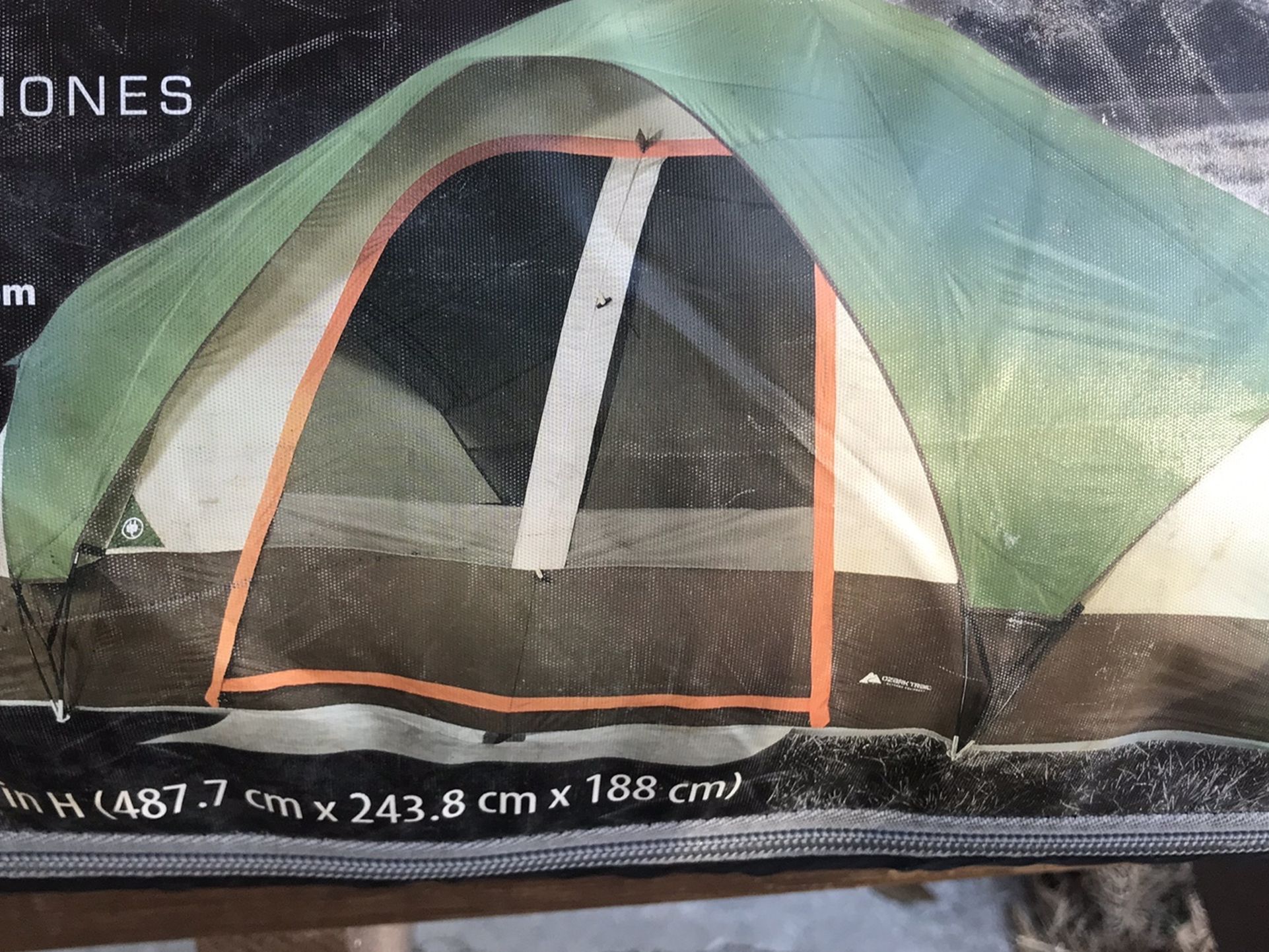 Ozark Trail 8 Person 2 Room Tent 16x8