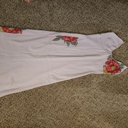 100% silk, pastel pink, fully lined slip dress