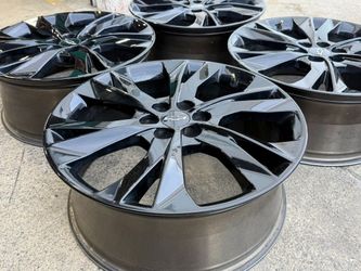FREE DELIVERY (4) OEM GM Blazer RS 2022 21"x8.5" Wheels Rims Gloss Black 84534723 Traverse Acadia
