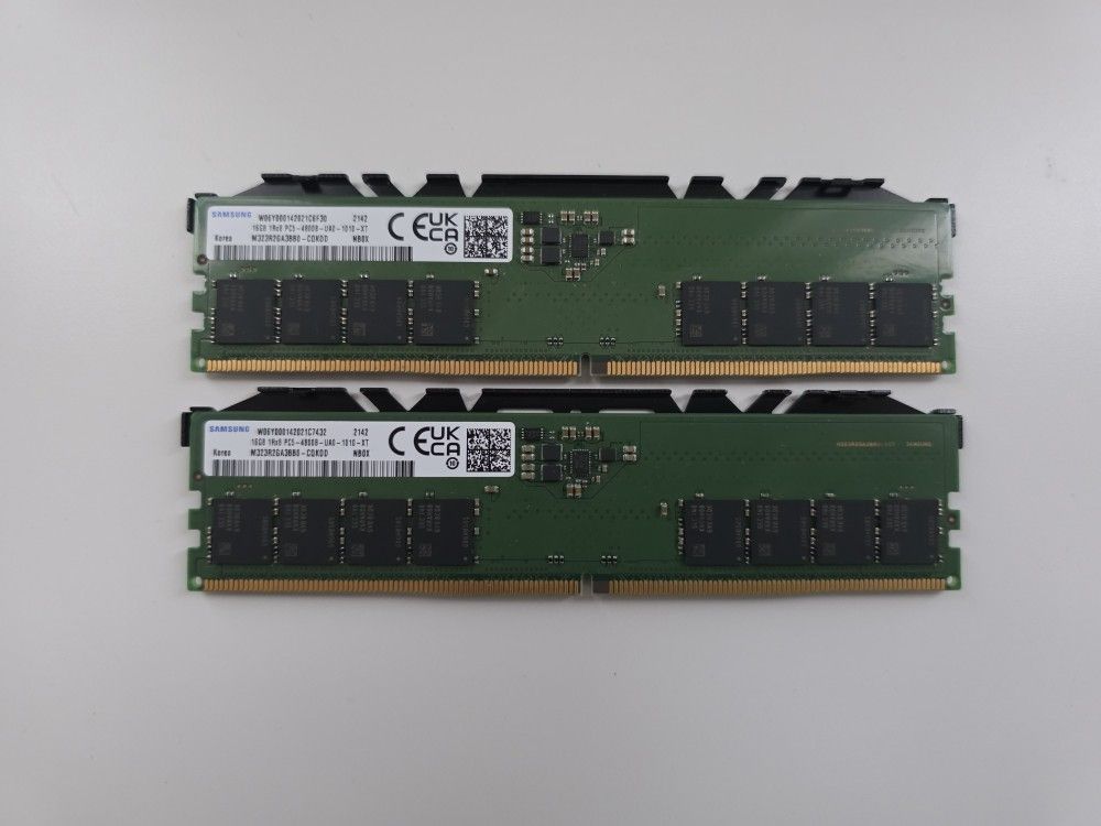 Samsung DDR5 32GB (2x16GB) RAM – Untested – Sold As-Is