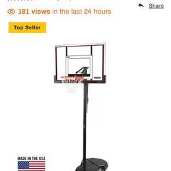Lifetime 50” All Star Portable Basketball Hoop