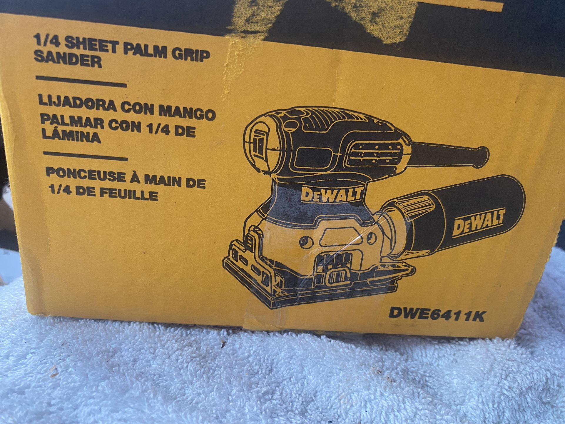 Dewalt Electric Sander New
