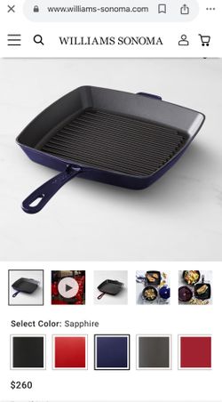 Staub Cast Iron Grill Pan | Made in France | Like New Barely Used