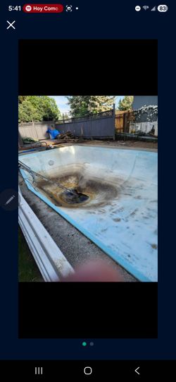 Filling in the pool