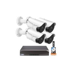 WEILAILIFE 2-Way Audio & 130^0 Ultra Wide-Angle 5MP Outdoor POE Security Camera System