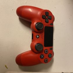 Red DualShock 4 PS4 Remote