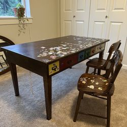 Pottery Barn Kids Desk and Chairs