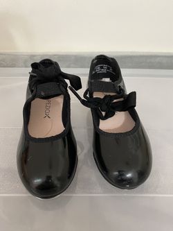 Capezio Toddler Girl Black Tap Shoes. Sz 8.5W