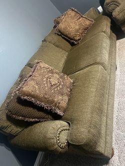 Set of 2 large 3-seater sofas