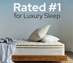 QUEEN SAATVA ORGANIC PILLOW TOP MATTRESS BLOWOUT SALE