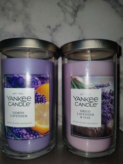 Brand NEW! 🕯️ Yankee Candles 14oz - Dried Lavender Oak / Lavender Lemon