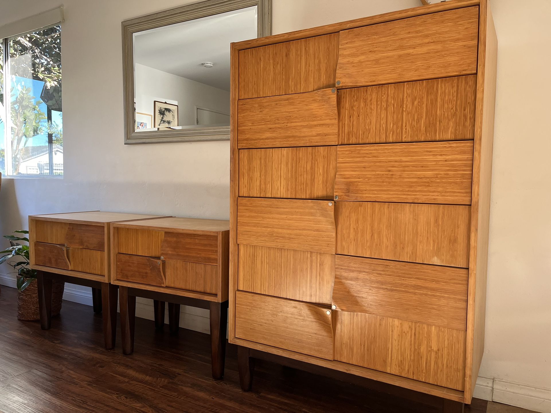 Matching Bamboo Bedroom Set