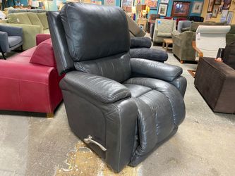 LA-Z-BOY Tall Grey Swivel Rocking Recliner Chair