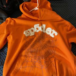 Sp5der Hoodie (Orange) Size Medium