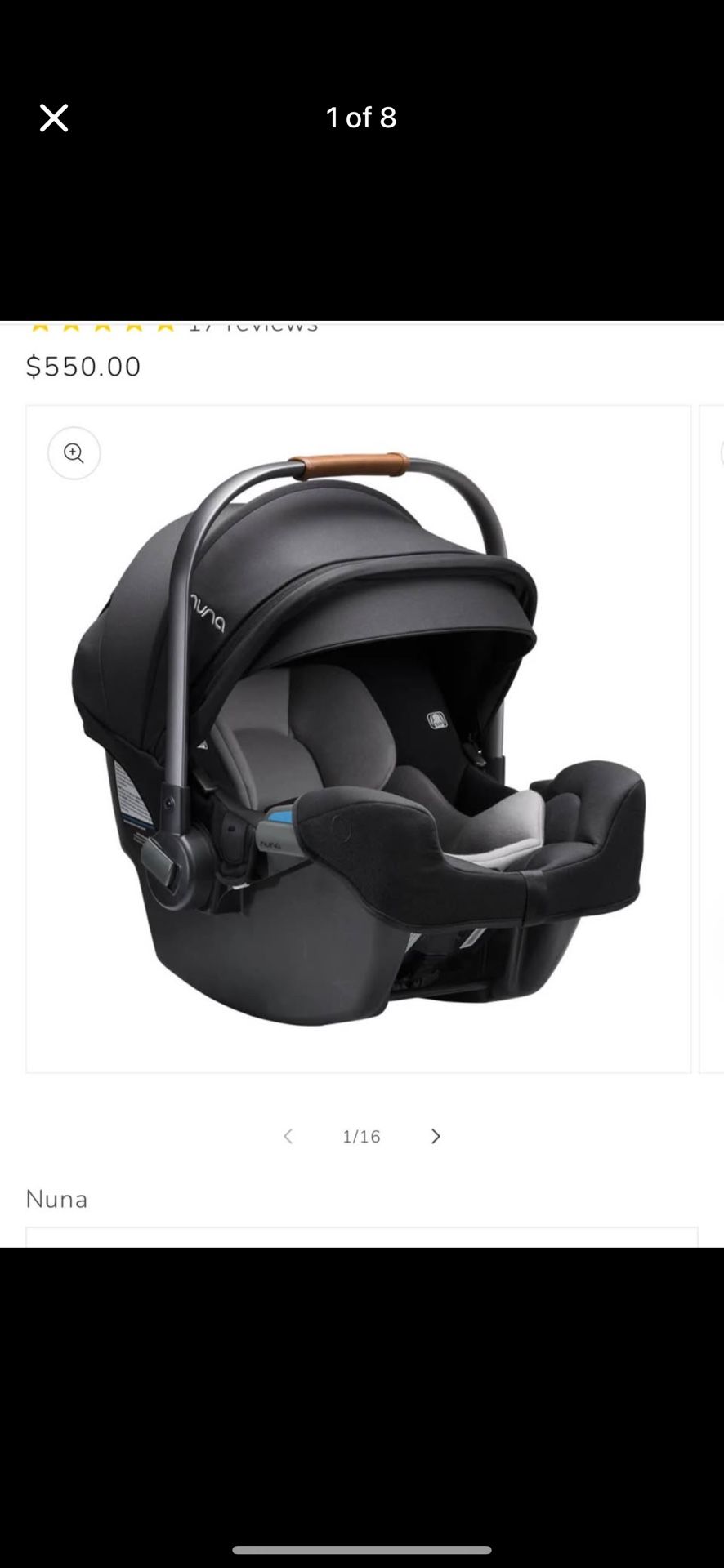 Nuna Pipa Rx Car Seat