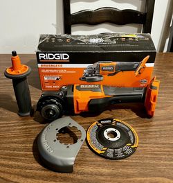 Ridgid 18v Brushless 4-1/2” Angle Grinder