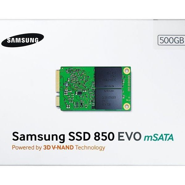 500GB Samsung V NAND SSD 850 EVO (mSATA)