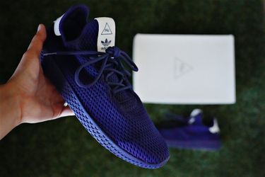 Pharrell X Tennis Hi Dark Navy Blue - Size 9.5