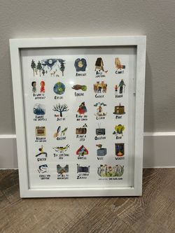 ABCs of Life Framed Art Print