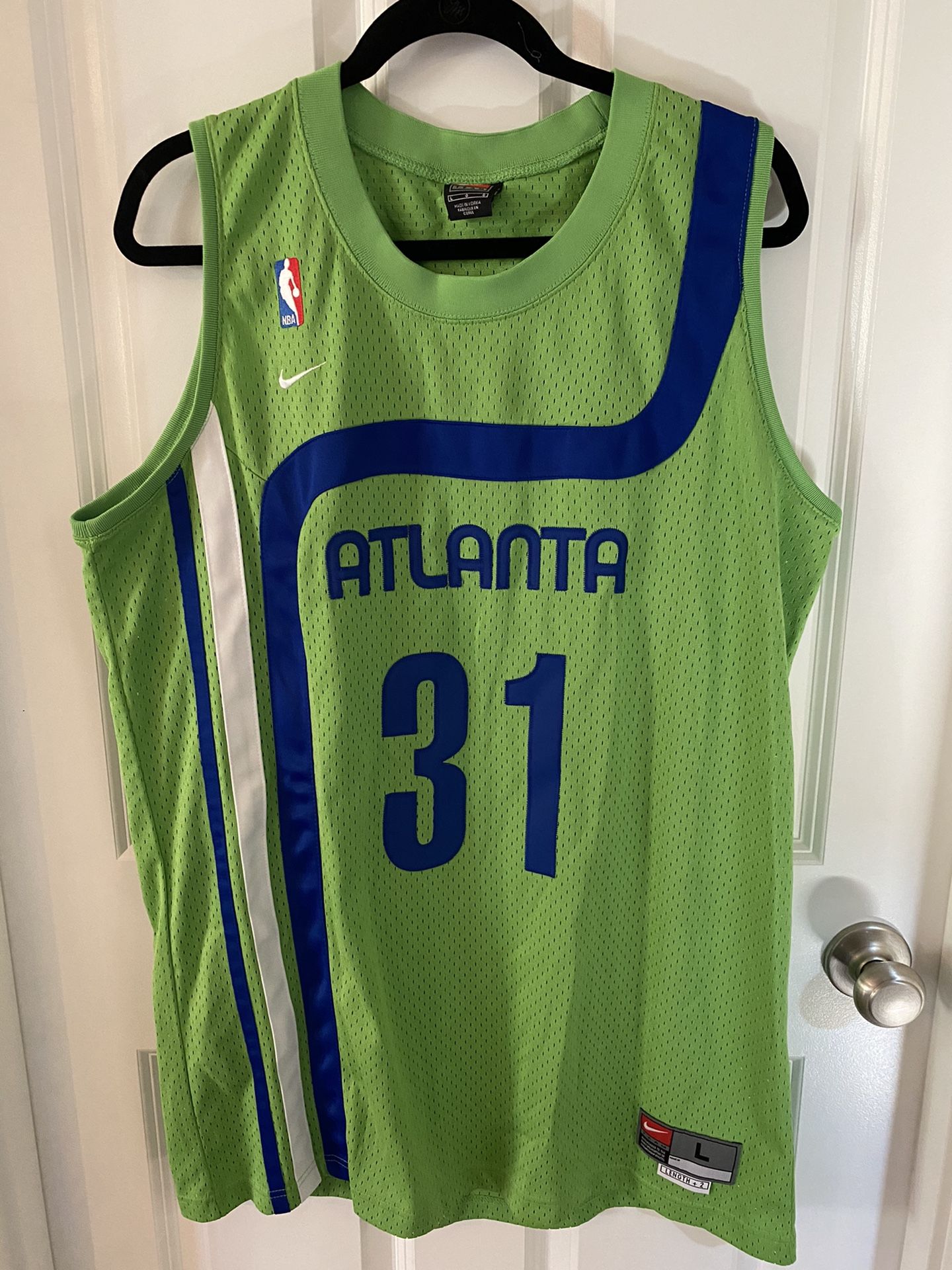 Jason Terry Atlanta Hawks Retro Jersey Nike Swingman Size LARGE