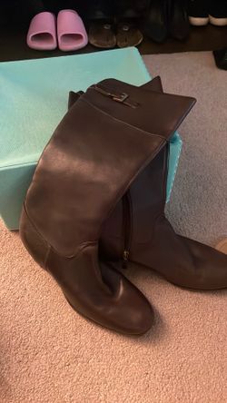 Women’s Brown Boots with Heel - Size 7 1/2
