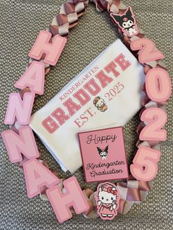Custom Lei With Grad Shirts