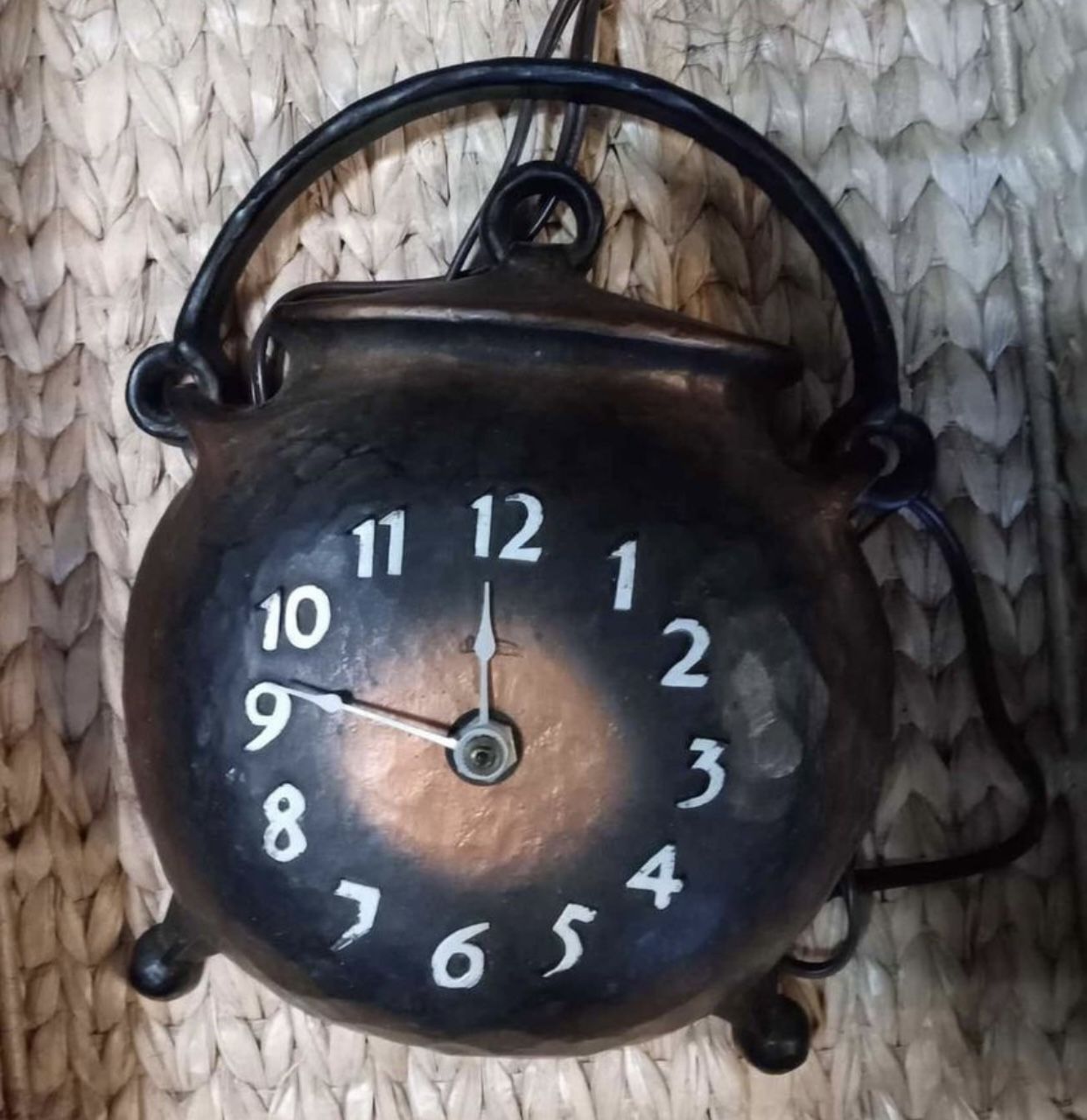 Electric Kettle Clock Wall Decor