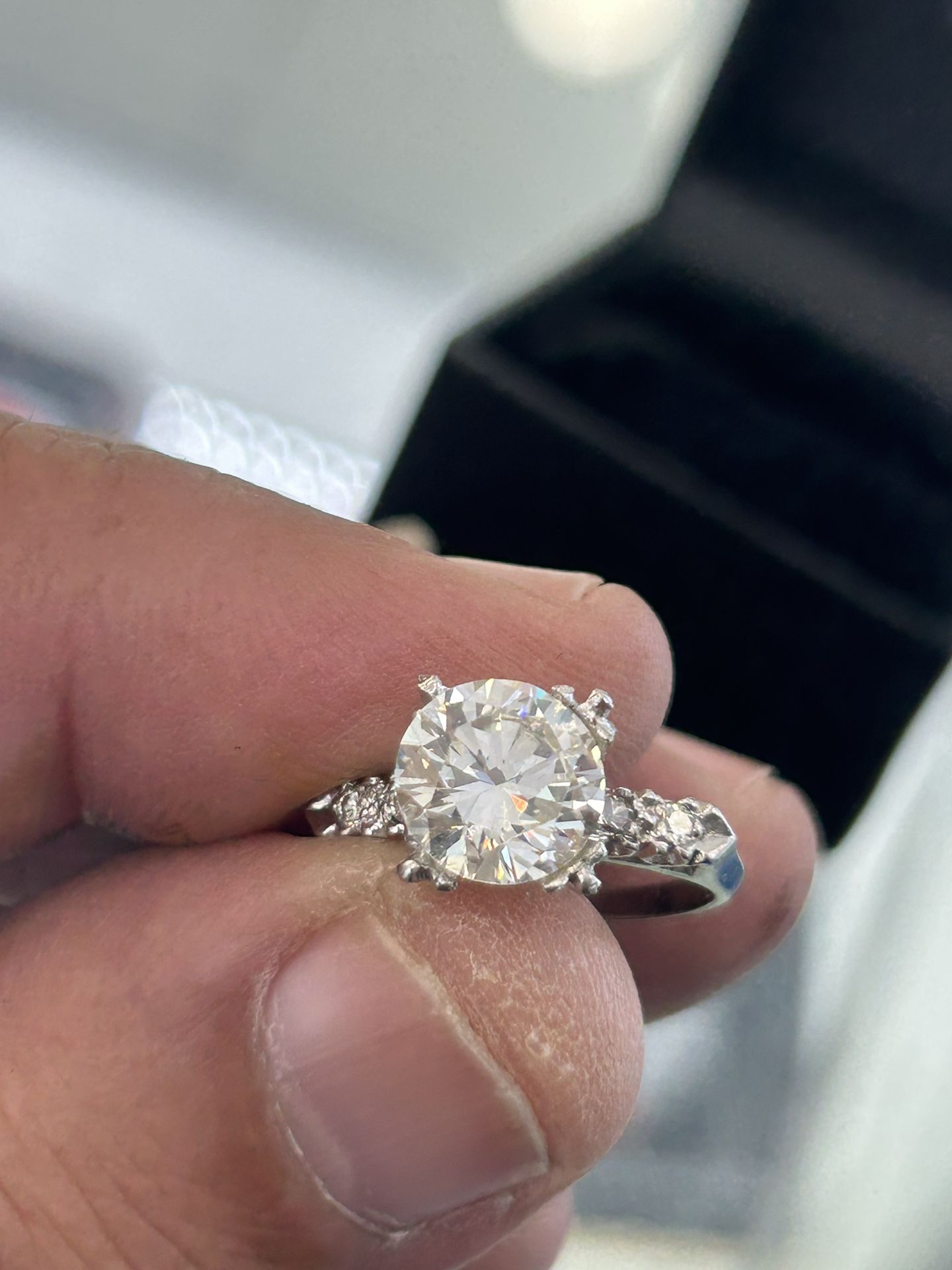 2.52 Original Diamond Ring Platinum Ring 