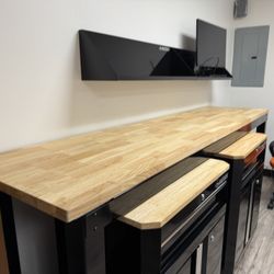 Husky Steel Garage Storage System Workbench Like New