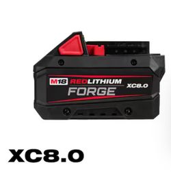 Milwaukee M18 FORGE XC8.0 Battery 18V Lithium-Ion New