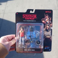 Netflix Stranger Things Will With Bike Action Figure Brand New Jazwares