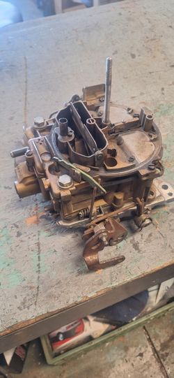 Good Used Chevrolet 350 Quadrajet Carburetor, Off Running Engine 1978 Year See Pics.35th Ave And McDowell Phx