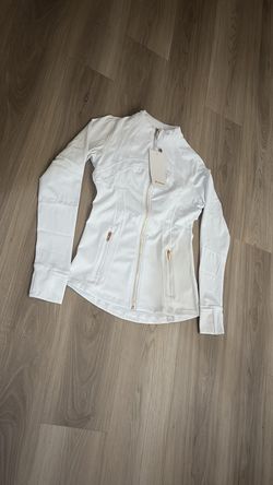 White & Gold Define Jacket 