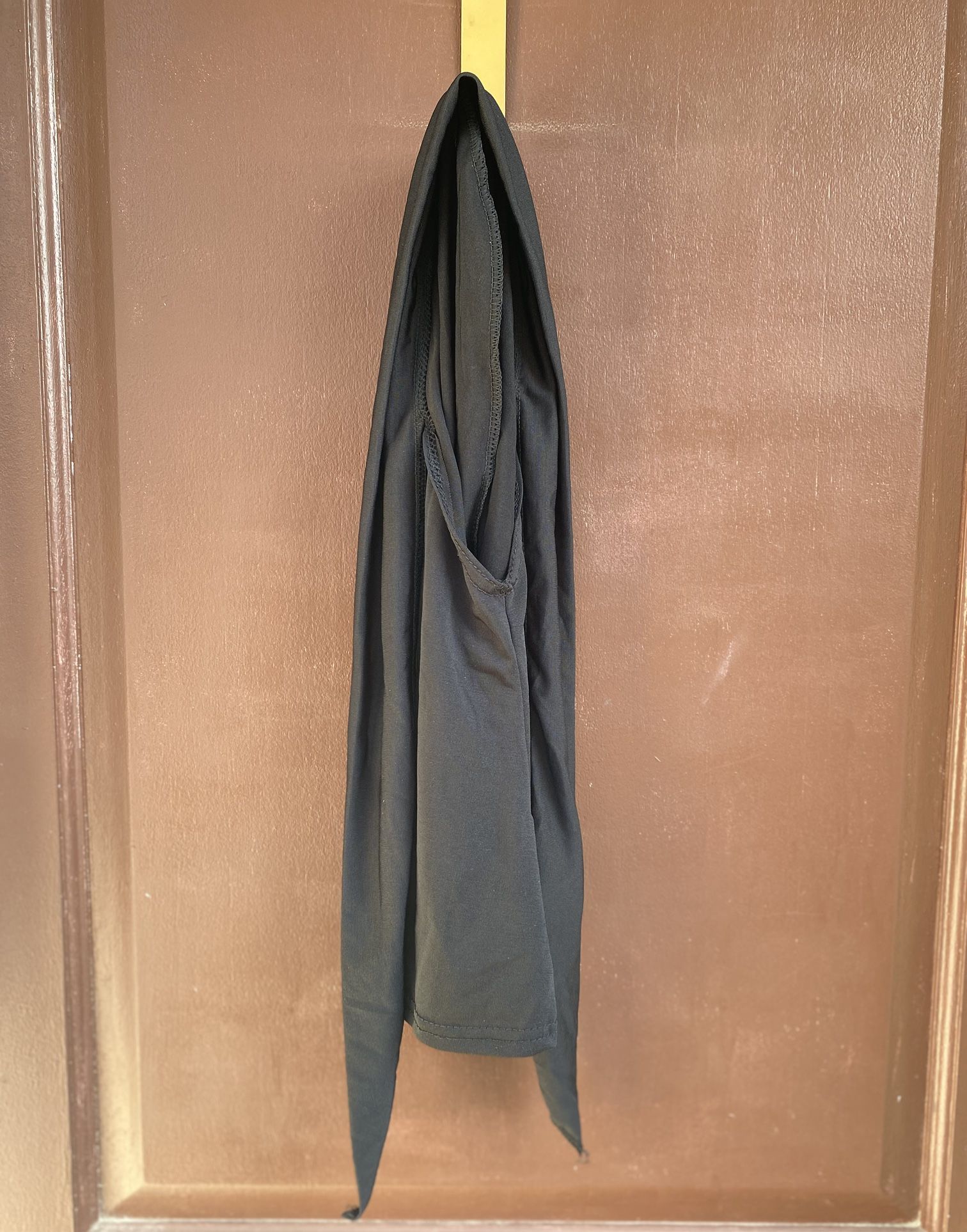 Halloween Black Ninja Hood Balaclava  With Straps 