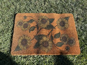 Outdoor Sunflower Mat