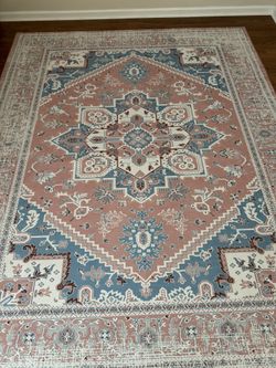 Washable vintage Rug 8X10