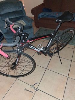 Outroad 790 black and red bicycle