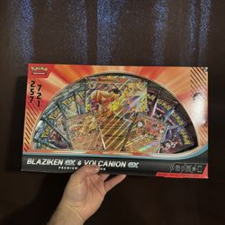 Blaziken EX & Volcanion EX Premium Collection Box