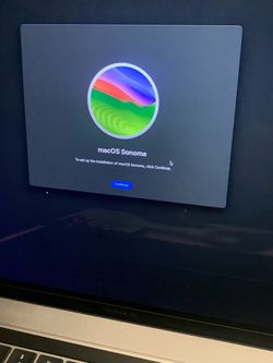 2019 16” MacBook Pro Touchbari7 6 core Sonoma