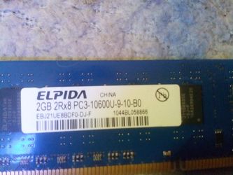 DDR 3./2 Gb Ram Four Sticks