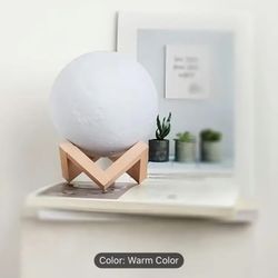 💡 LED Moon Night Light – Dreamy Decor! 🌕✨