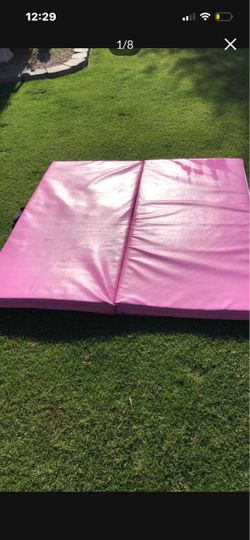 Pink Folding Gymnastics Mat