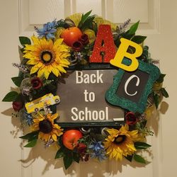 Back To School Wreath