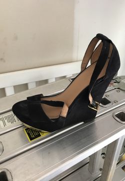 Black wedges size 6.5