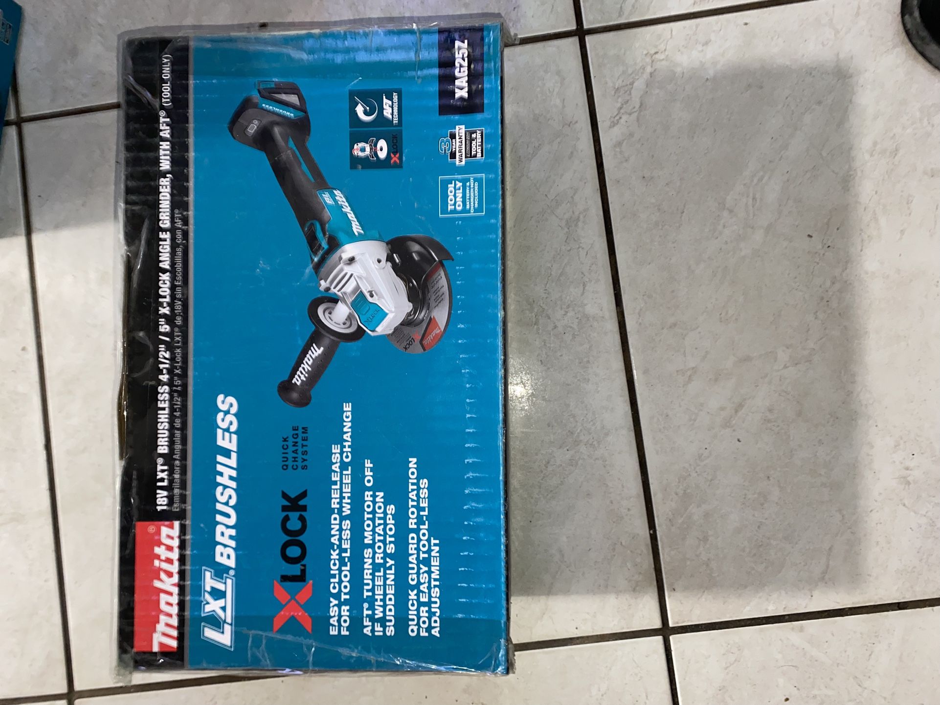 X Lock Angle Grinder With AFT