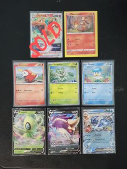 Pokemon Cards (Charizard V Star, Gyarados ex. ...)
