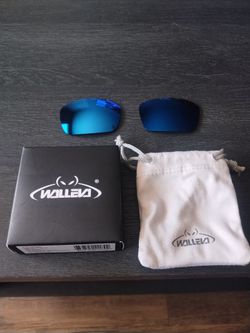 Walleva Replacement Oakley Fuel Cell Ice Blue Iridium Lenses