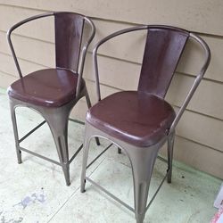 24 inch Bar Chairs  metal frame