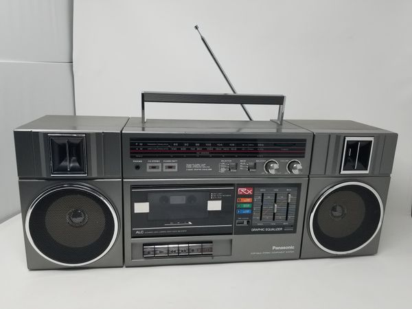 Panasonic Vintage Retro 1980's Boombox Cassette player with Detachable ...